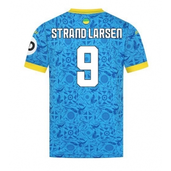 Wolves Jorgen Strand Larsen #9 Maglia Gara Terza Repliche 2025-26 Maniche Corte